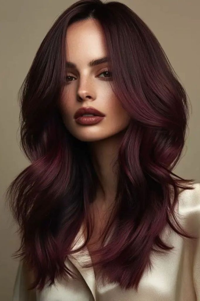 Midnight plum shine bold fall color