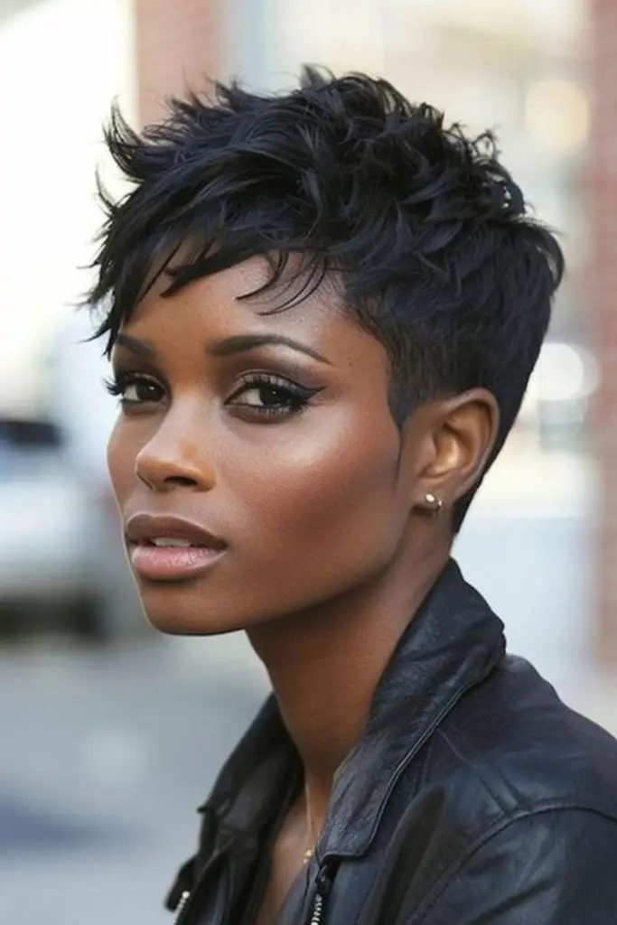 Obsidian halo crown wave pixie