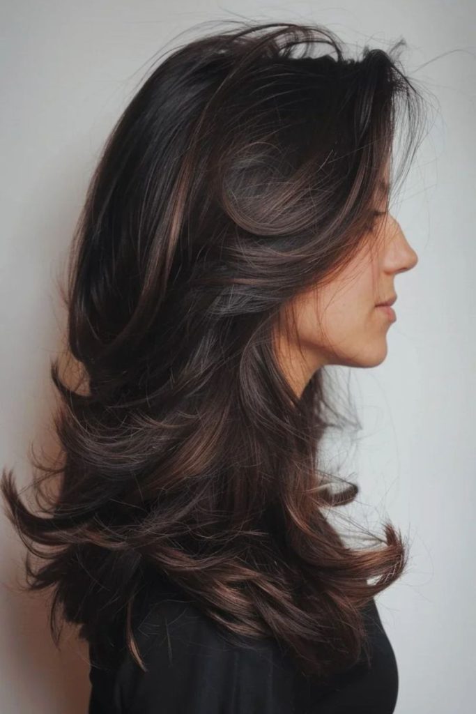 Raven melt brunette glow with shine
