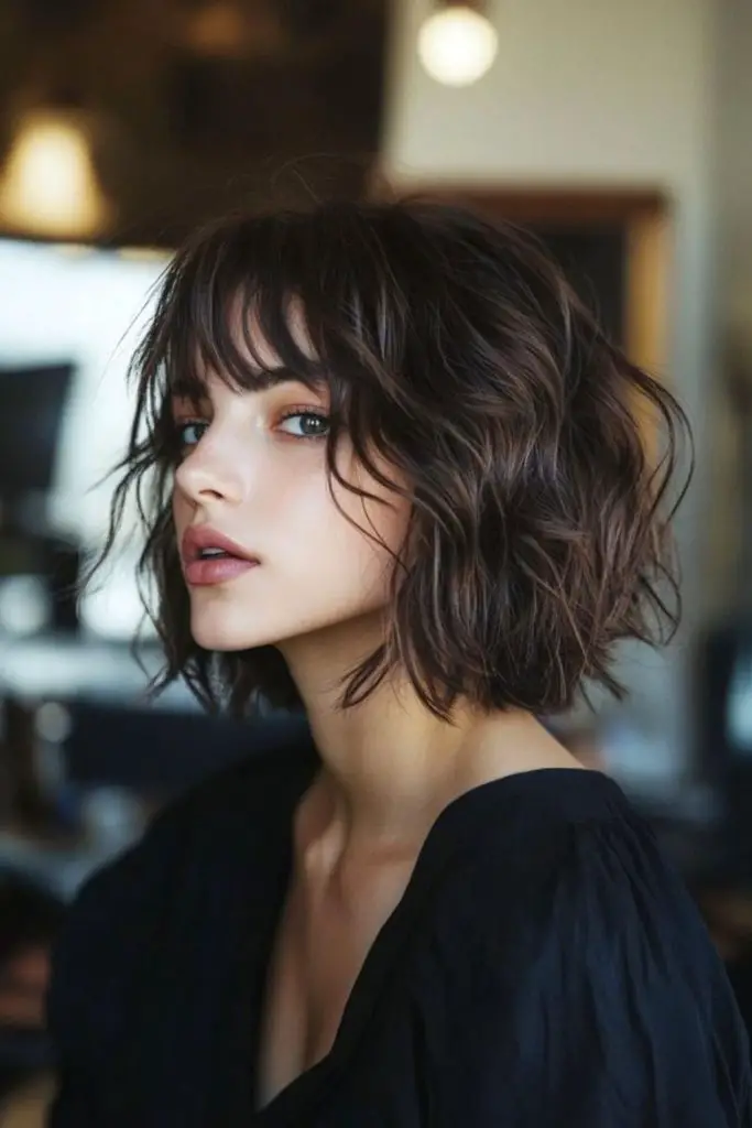 Retro flutter bang bob style