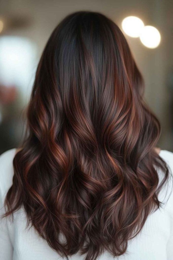 Roasted maple brunette shine with radiance
