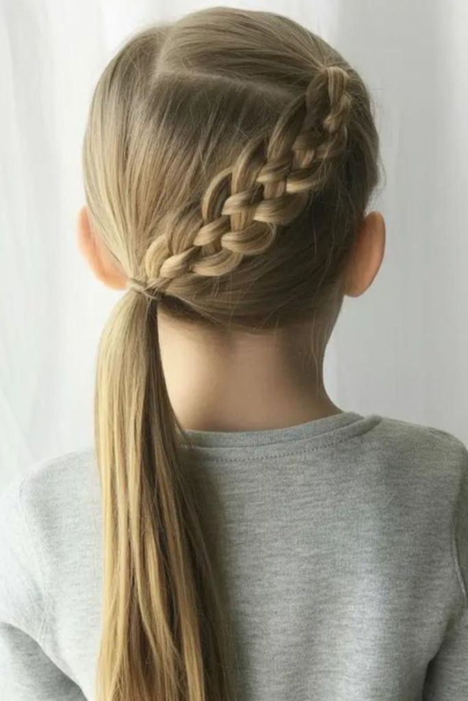 Side Knot Twist elegant knotted ponytail