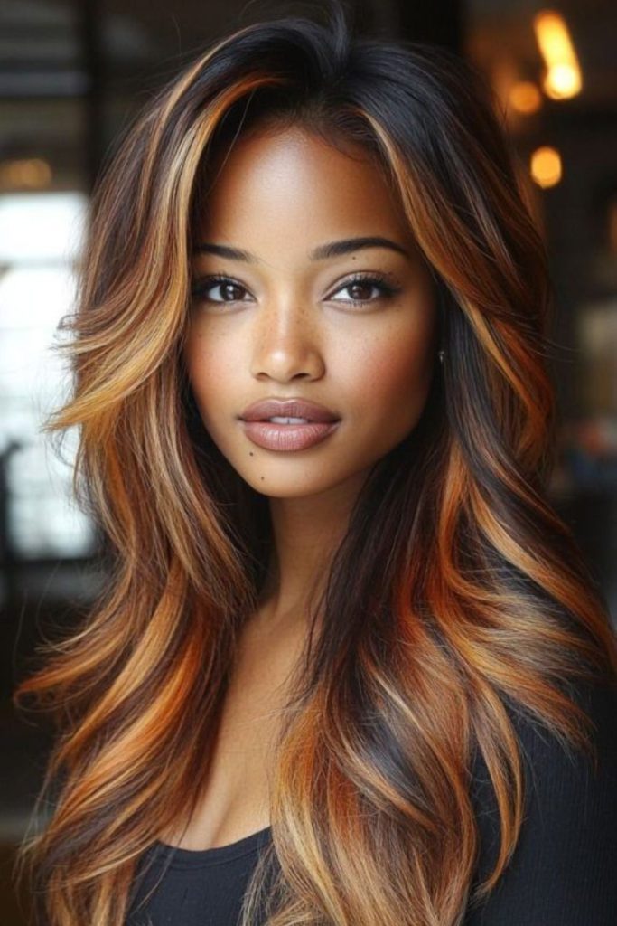 Straight with ombre drama hairstyle