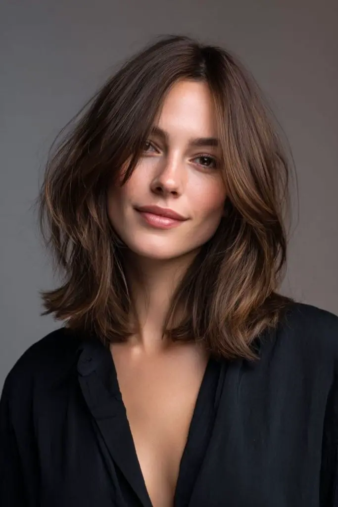 Tapered volume lob for fuller look