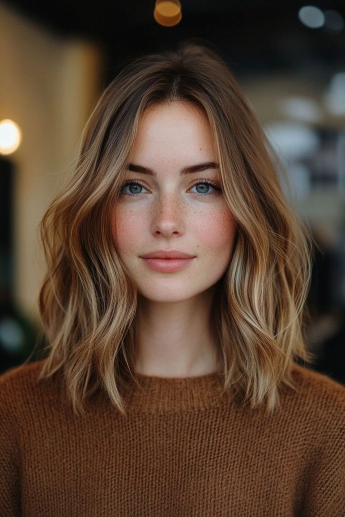 Wheat blonde fade rustic fall hairstyle