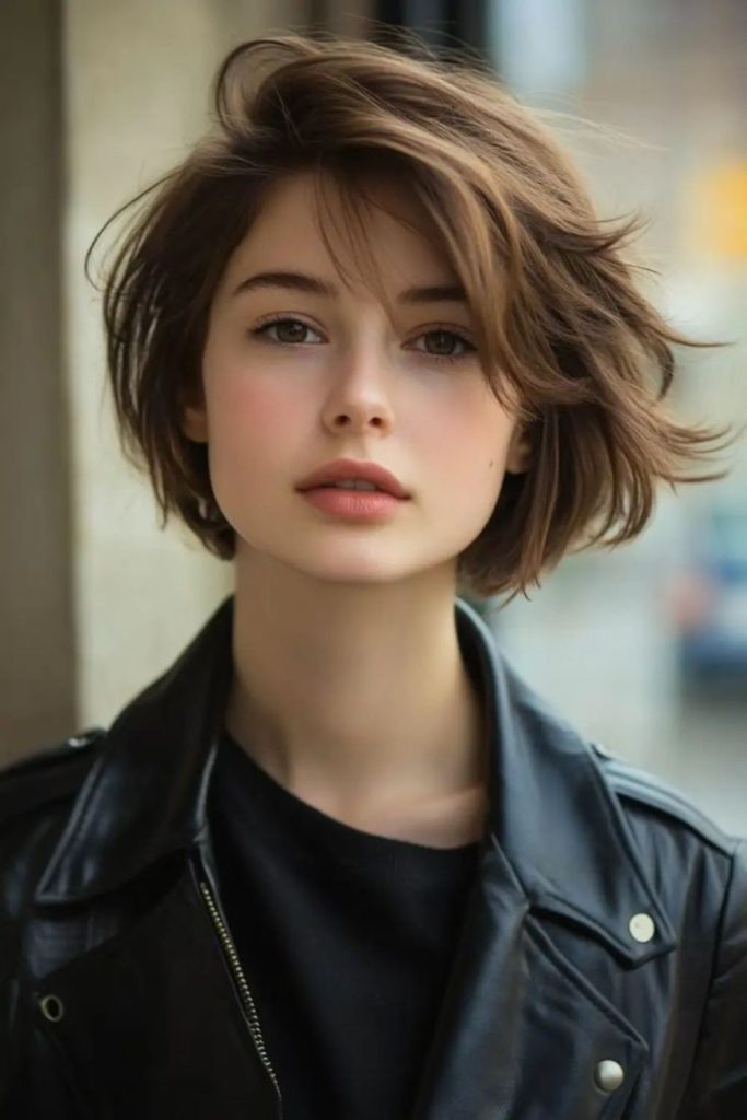 Whispered secret bob with soft layers