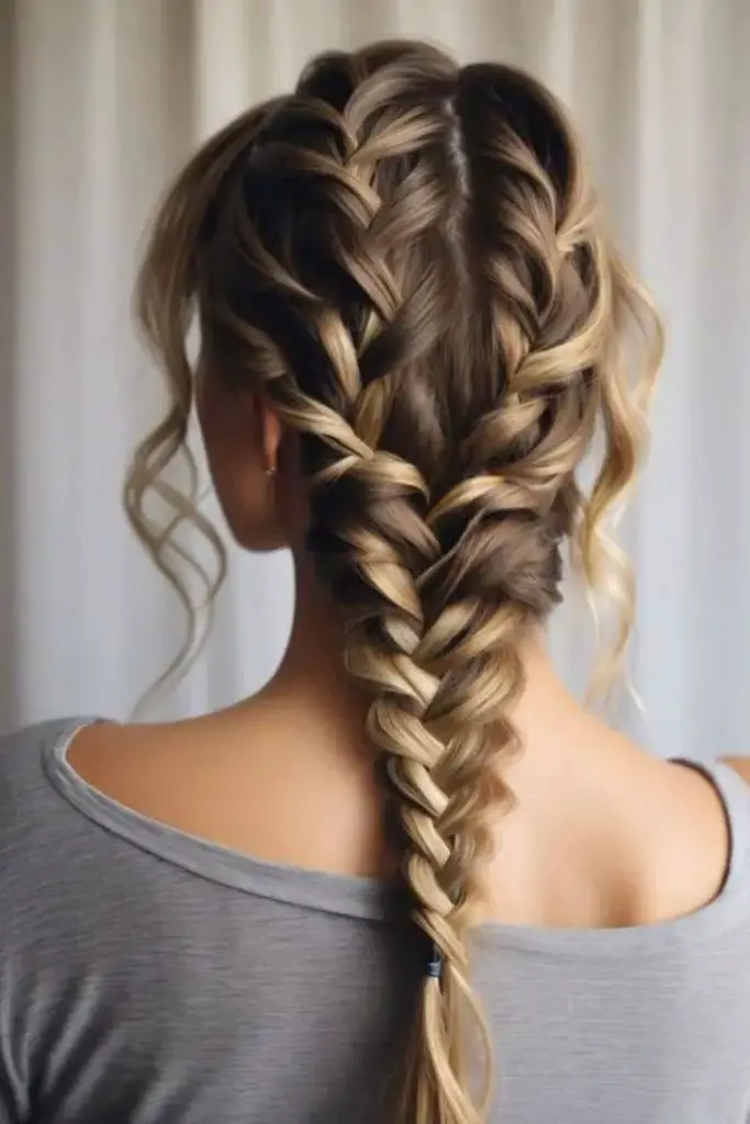 Short twists resembling scattered winter berries.