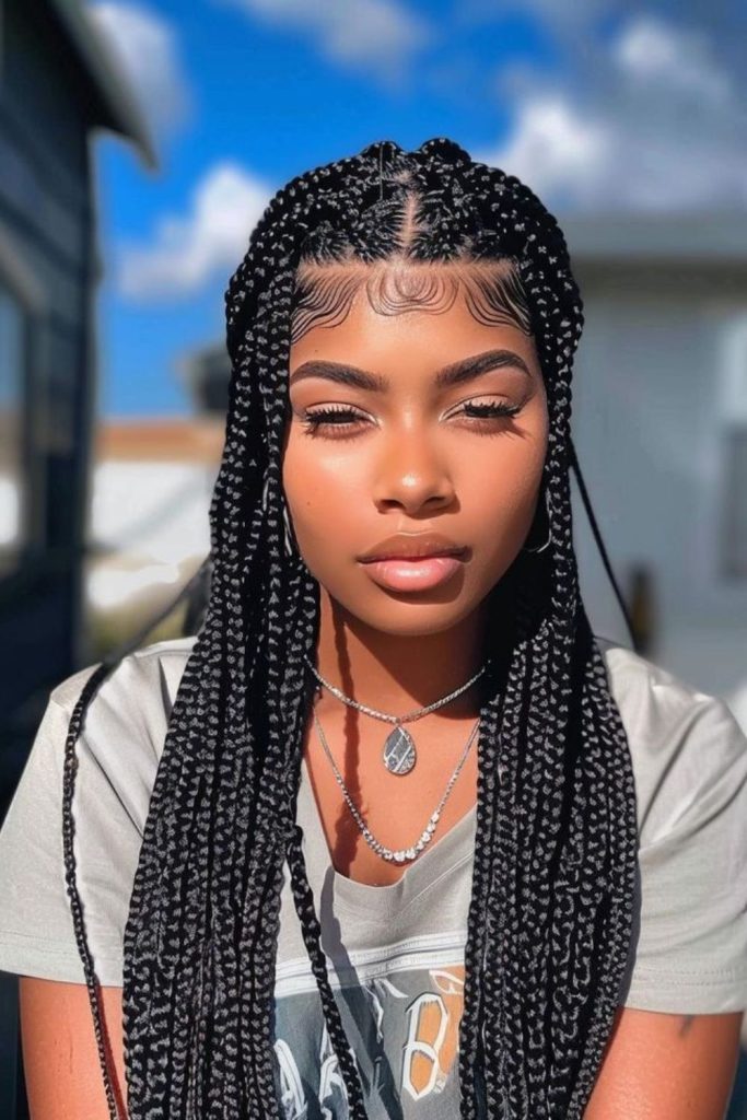 Braided headband ear warmer style