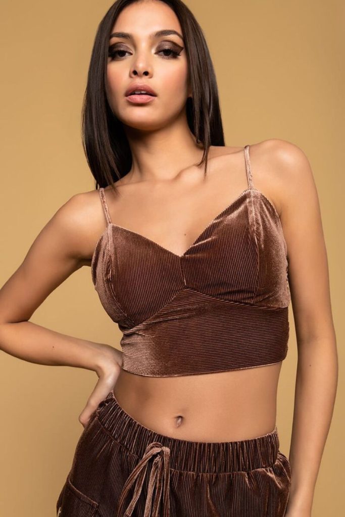 Caramel velvet dream soft luxury.