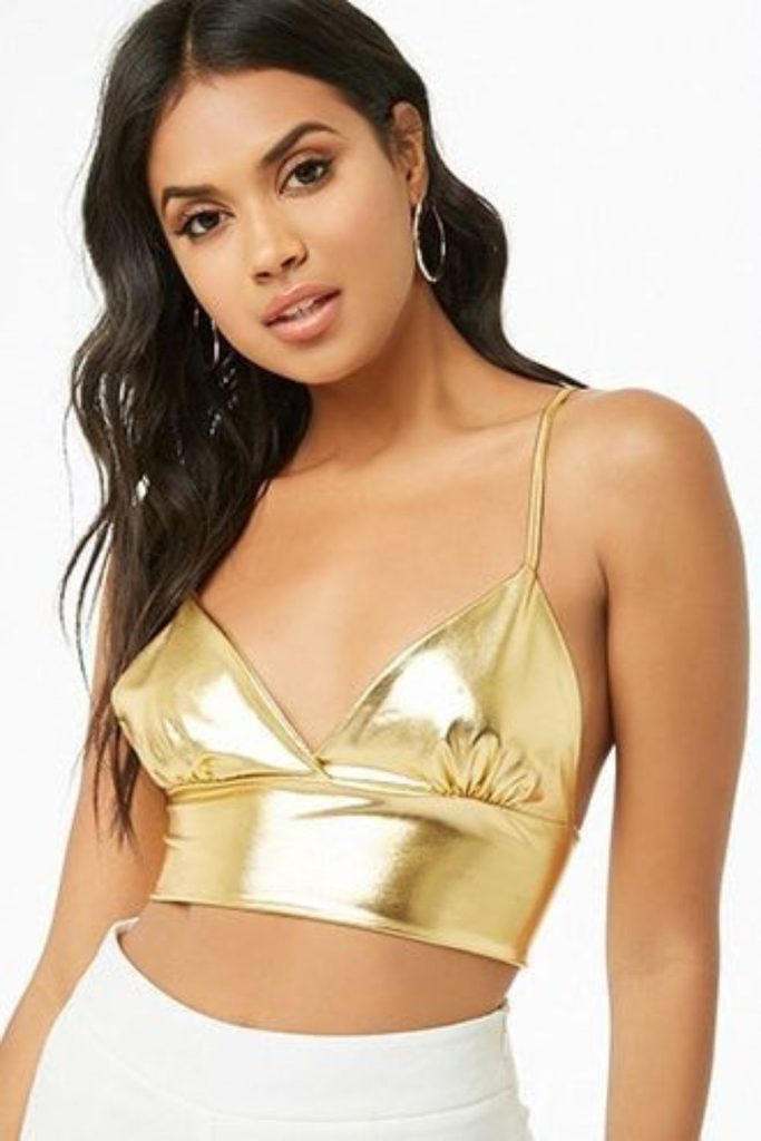 Champagne rave vision golden shimmer.