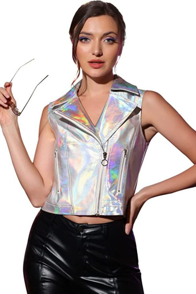 Chrome rhythm runner metallic vibe.