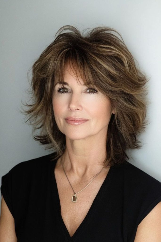 Fresh choppy layers playful textured style