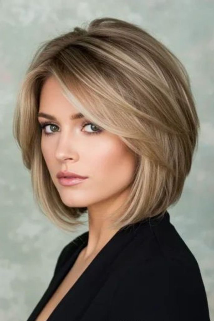 Honeycomb stacked bob with lift.