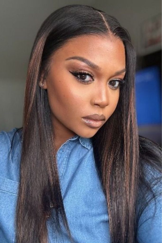 Silky smooth natural press style.