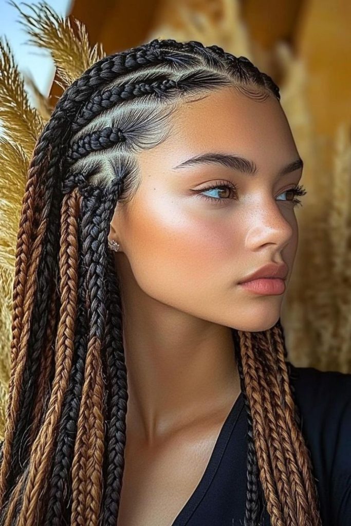 Soft delicate thin braided style.