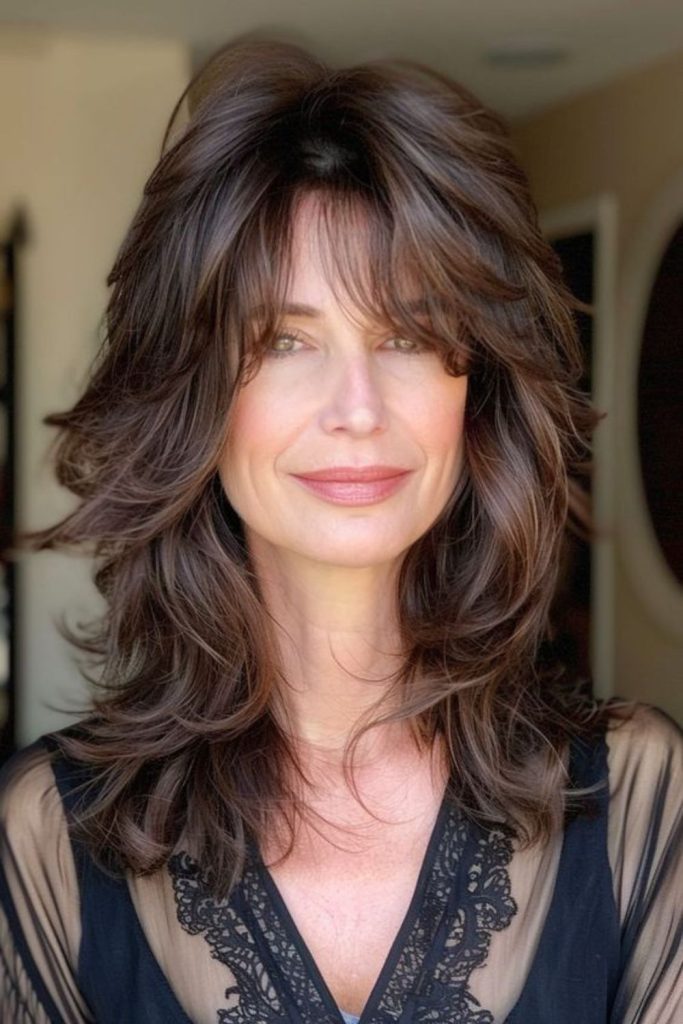 Polished step layers refined blowout cut