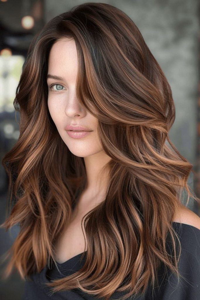 Rustic honey brown with warm highlights.