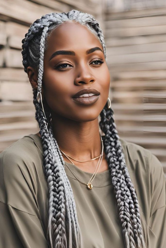 Silver rope twists with frosty shimmer.