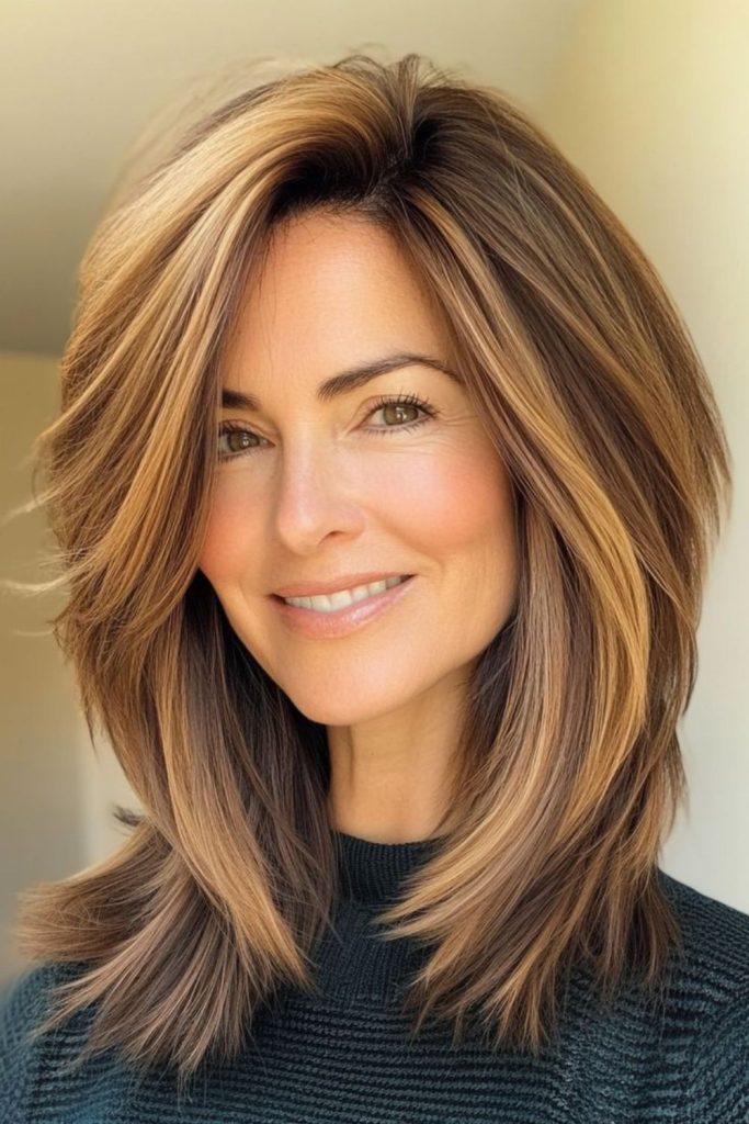Subtle graduated layers sleek polished style