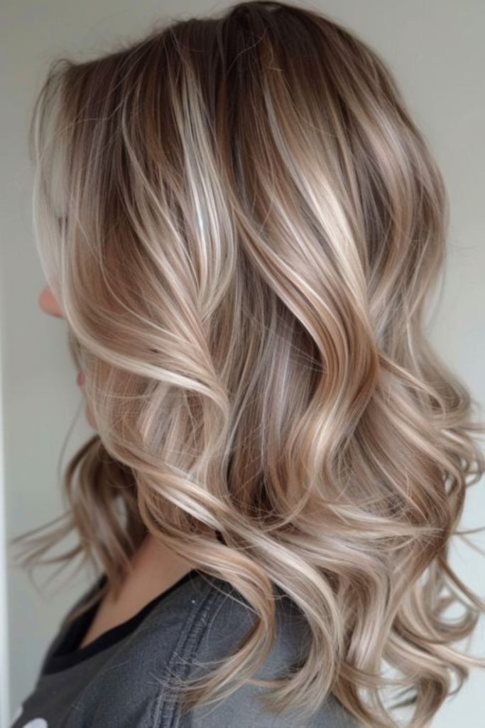 Whispered wheat blonde natural softness.