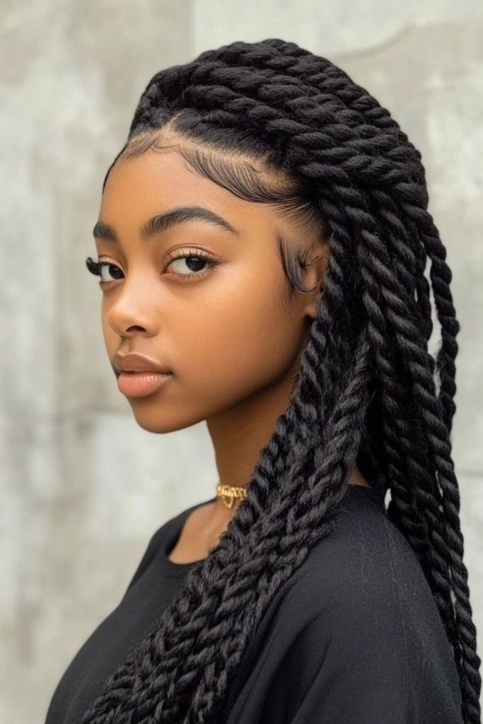 Faux loc rope cozy warmth