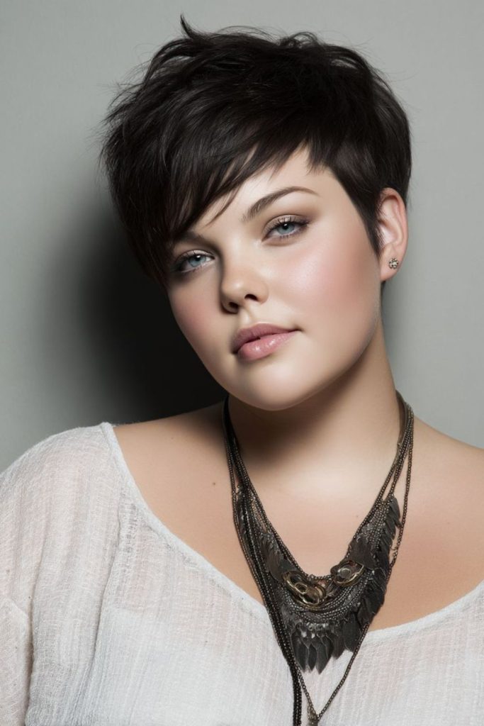 Angular crop burst with sharp edges