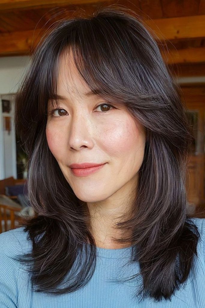 Aurora S-Flow Layers drifting airy curves.