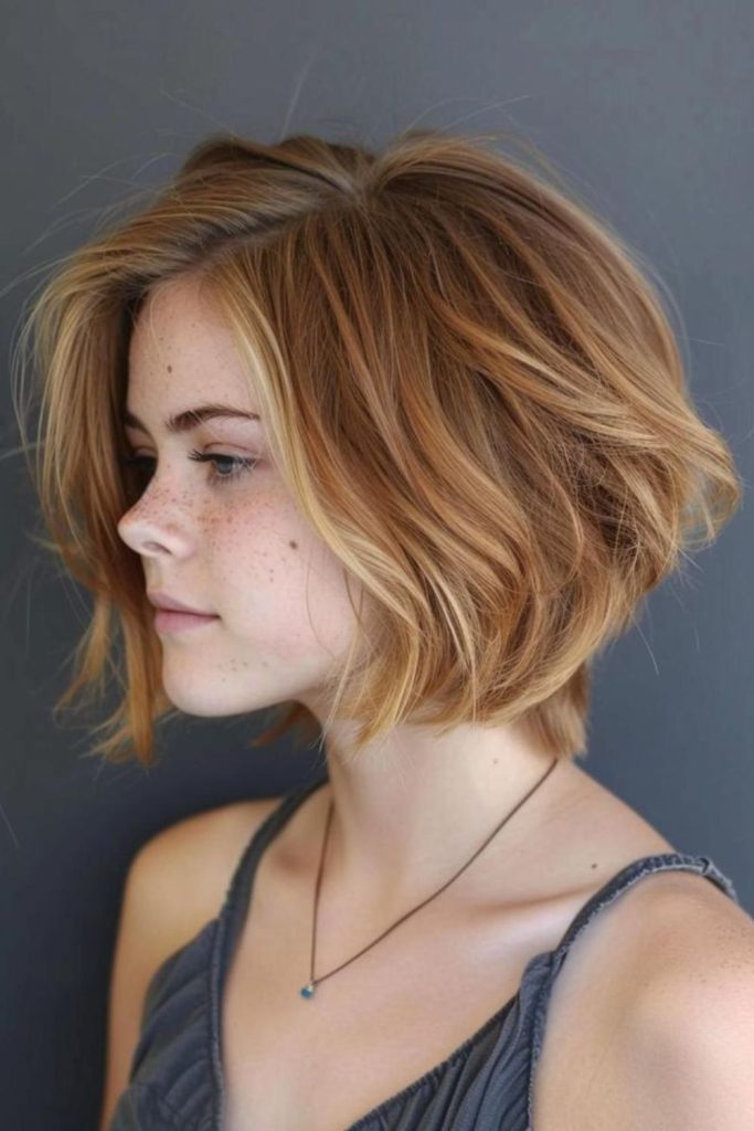 Breeze bob shaping gentle fullness