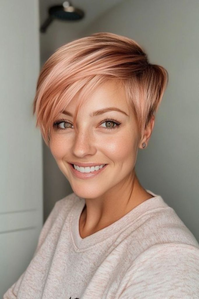 Crisp short edges for fine hair