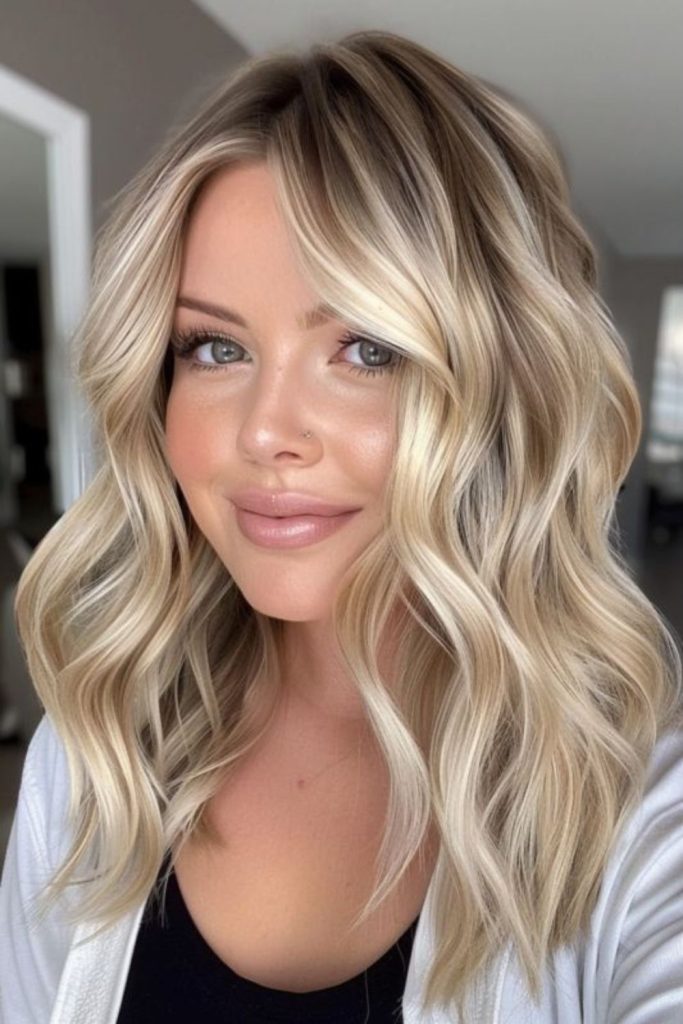 Cedar glow naturally tousled wave lob
