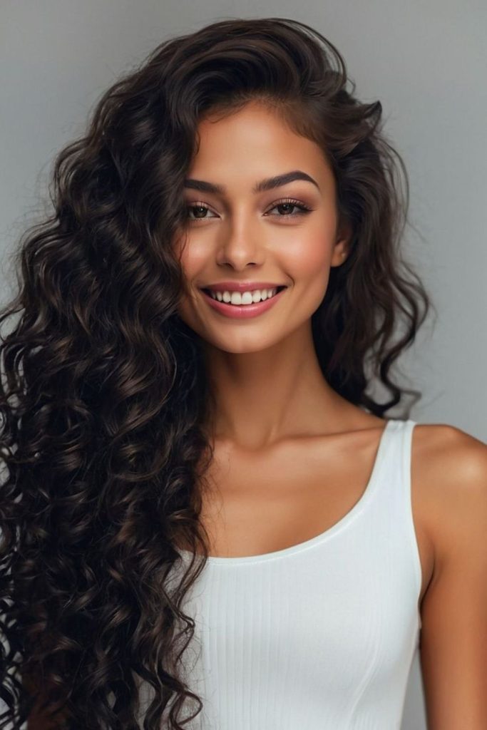 Coral Reef Coilfall layered reef-like curly texture