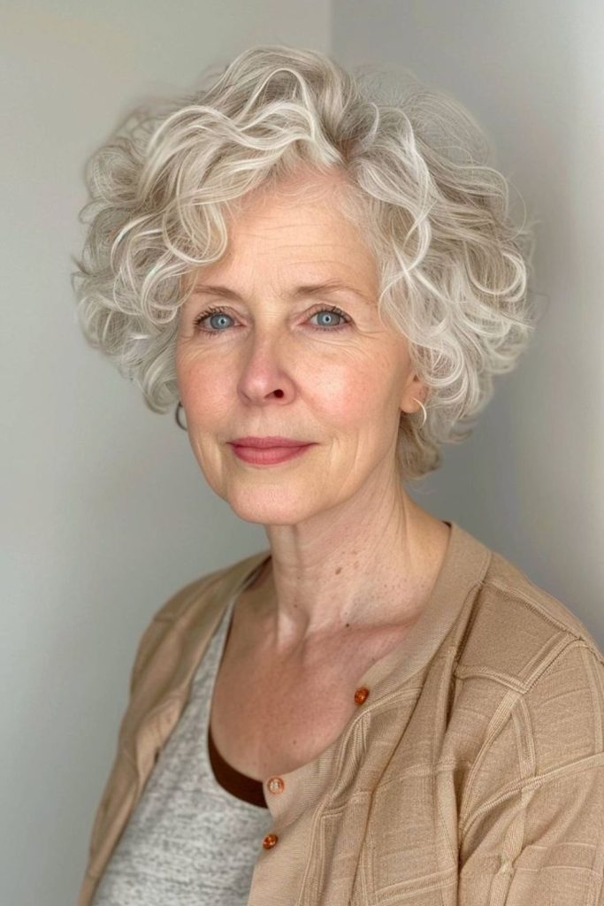 Creamy layered hairstyle with light texture.