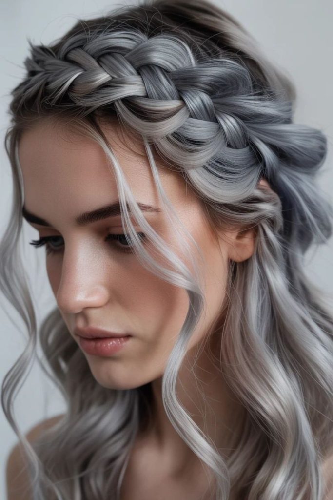 Messy lace braid gentle softness