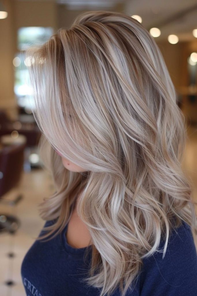 Almond tones floating through icy layers