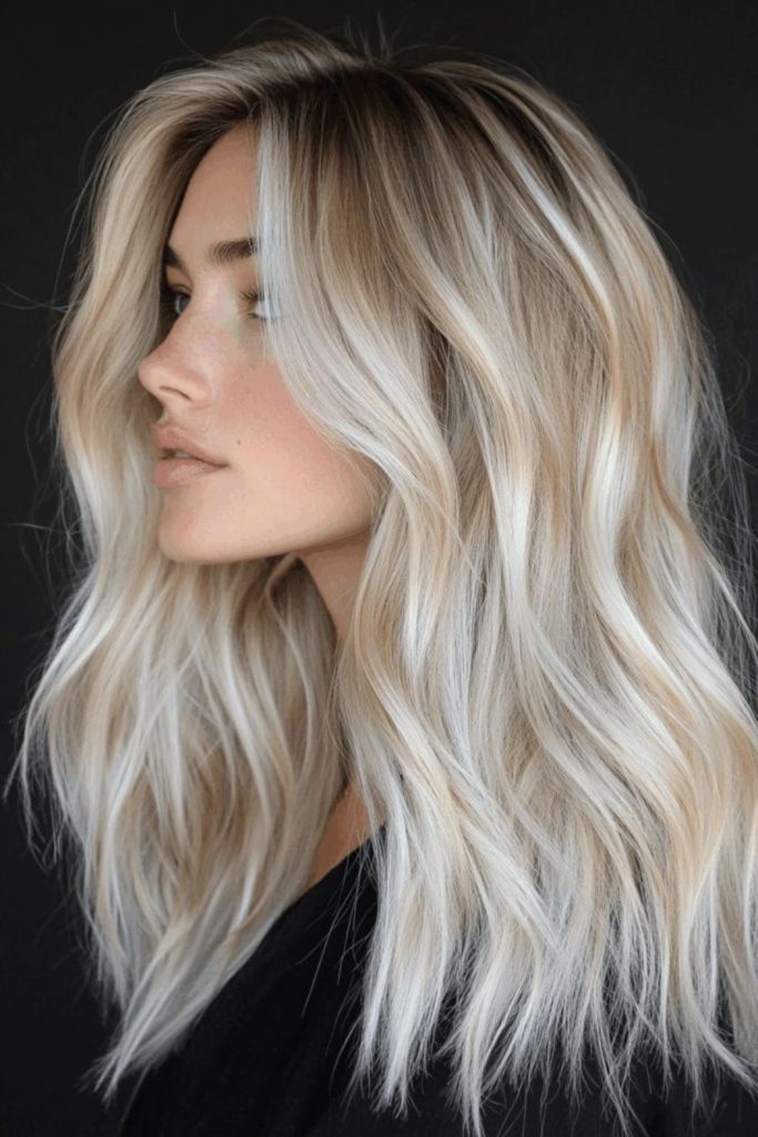 Soft vanilla waves with shimmer
