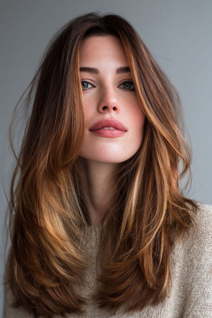 Glimmer Fall Layers giving shimmering layers.