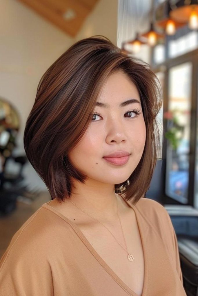 Warm honey bob refining roundness.