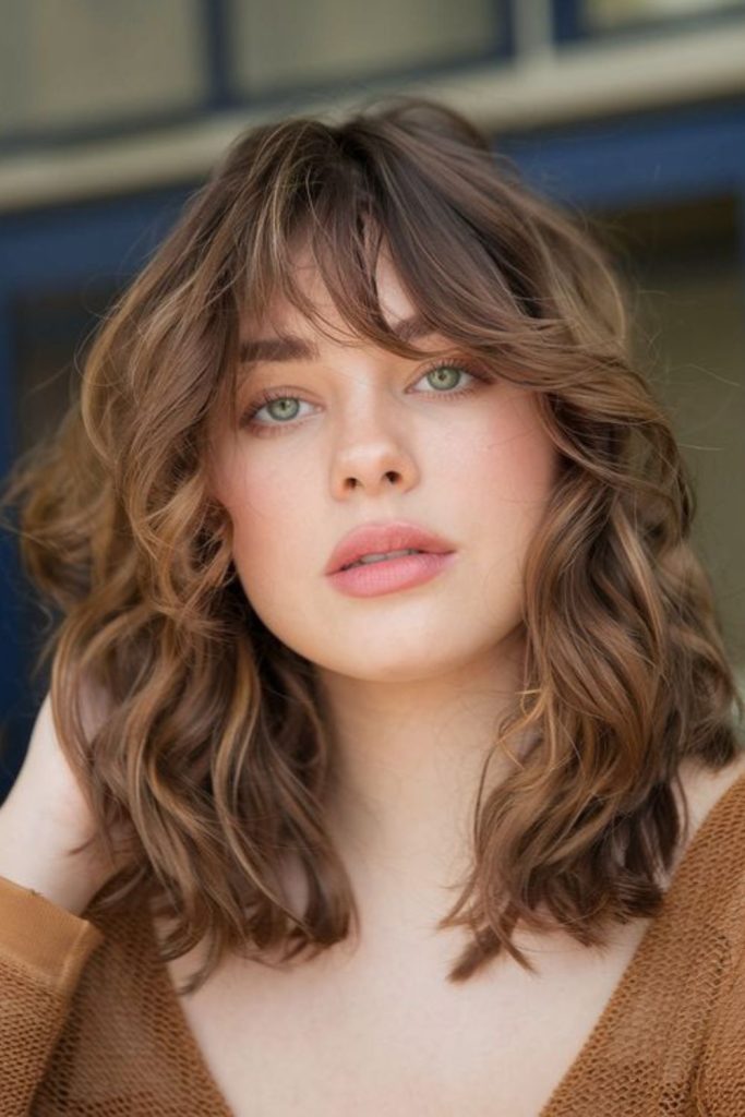 Loose spirals enhance texture and movement