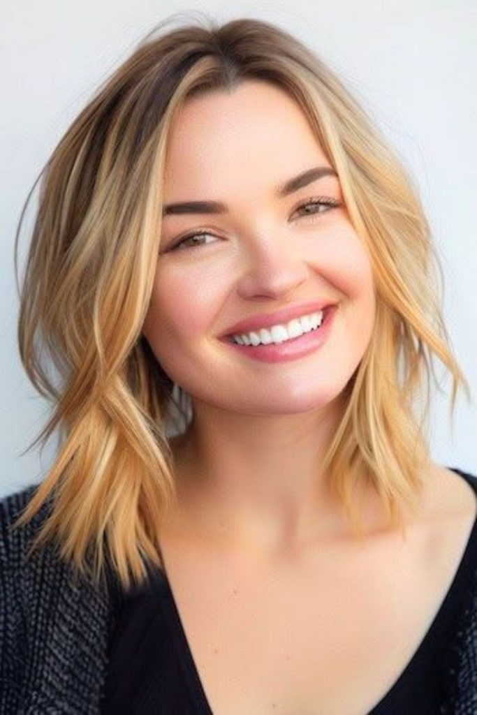 Marigold bright lifted shine lob