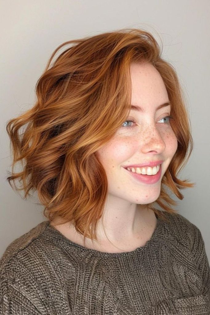 Saffron Edge Bob framing sharp edges.