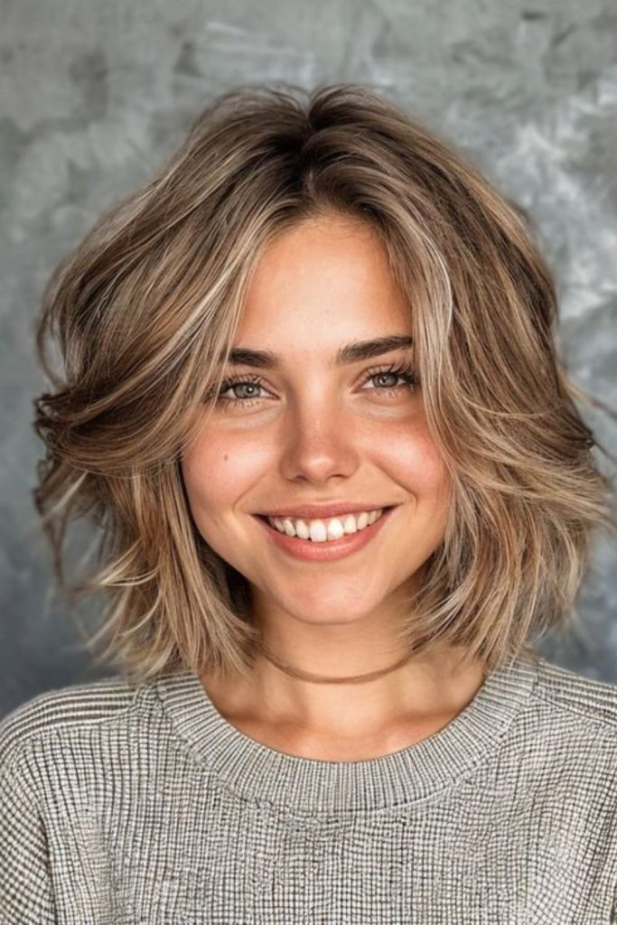 Shimmer bob widening narrow hair