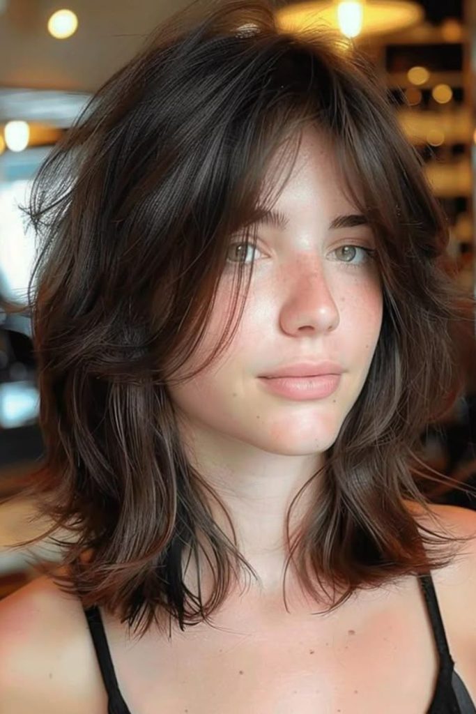 Shag cut with wispy layers