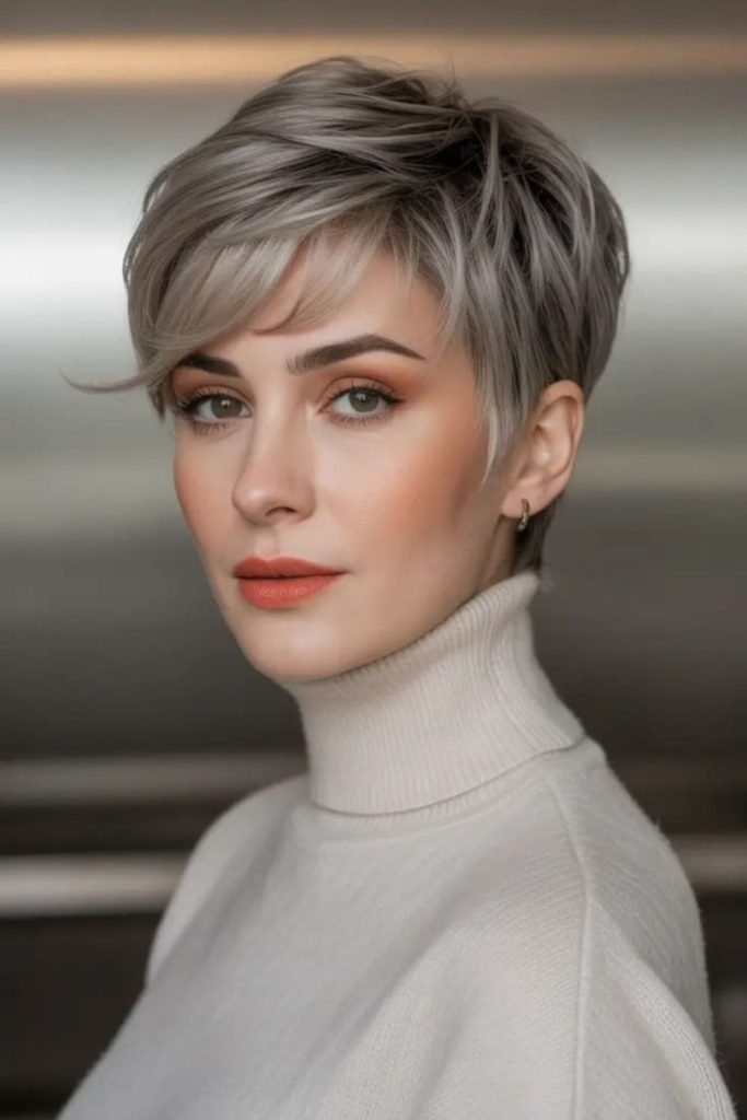 Chic pixie defined with modern texture.