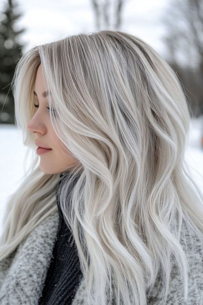 Wispy icy strands with natural movement
