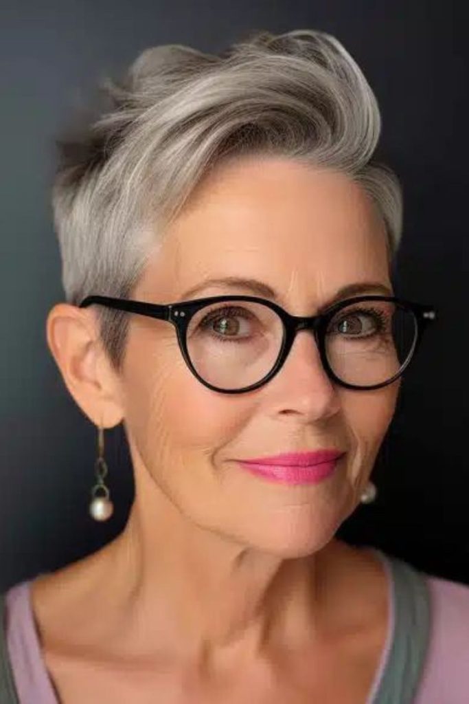 Soft wave crown pixie.