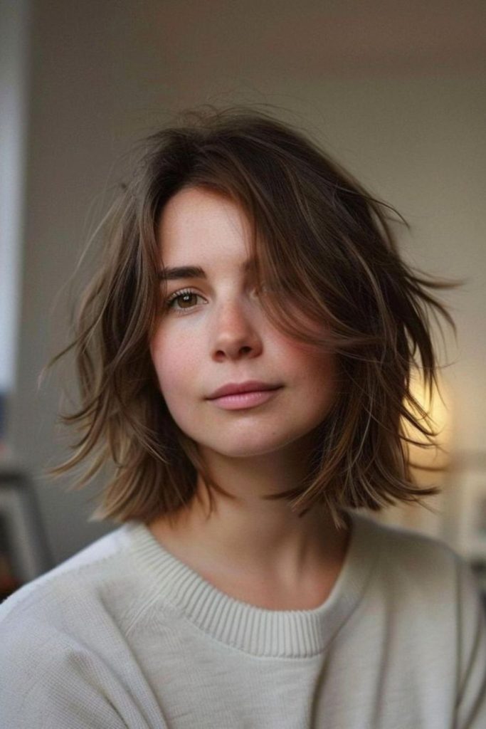 Elegant midi with swanlike layers.