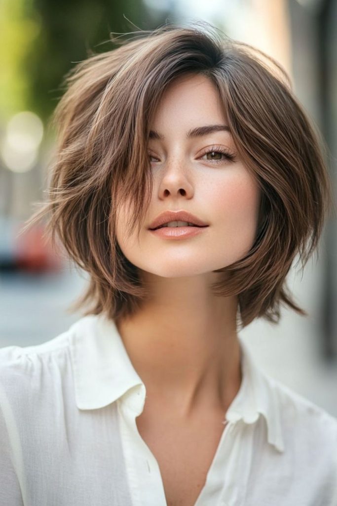 Sweep bob with velvet softness