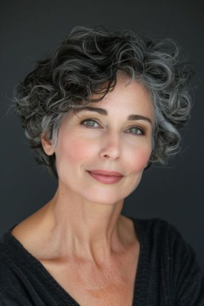 Tiny halo curls soft volume