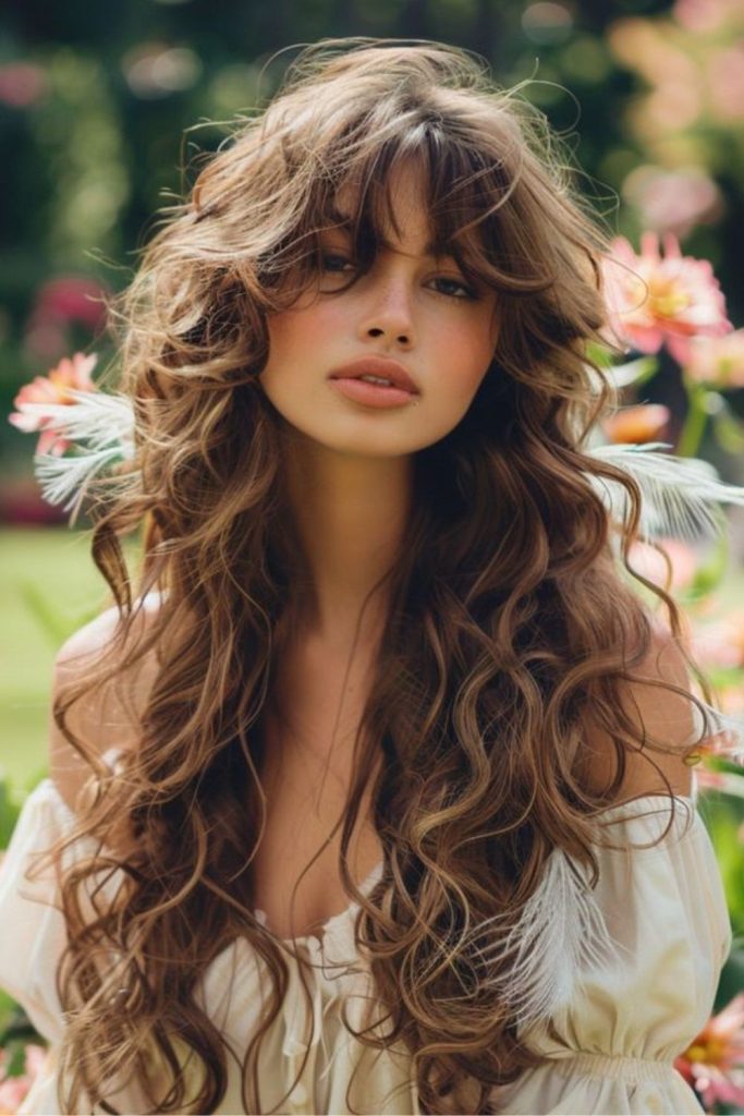 Willow Sway Fall long hanging willow-like curls