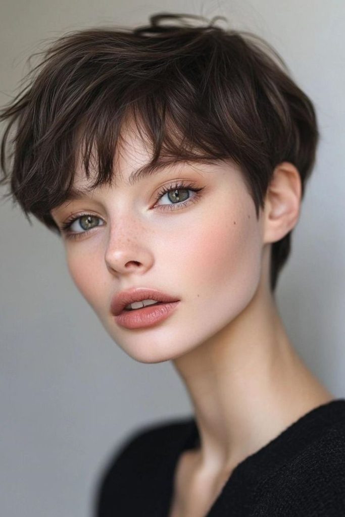 Wispy Pixie Drift textured short pixie